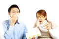 Japanese Couple suffers from allergic rhinitisÃ£â¬â¬